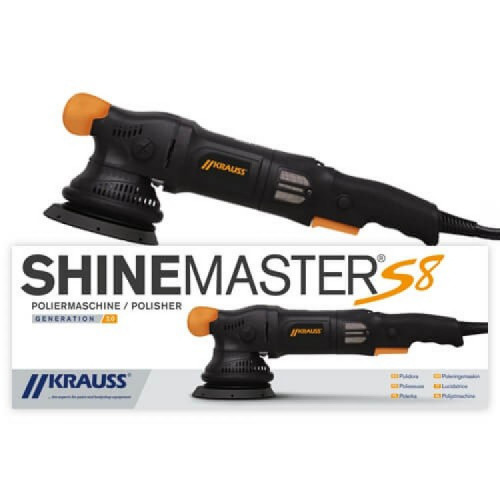KRAUSS SHINE MASTER S8 GENERATION 2.0 ORBİTAL POLİSAJ MAKİNESİ 1000W 8MM SALINIM - 125MM TABAN ÇAPI