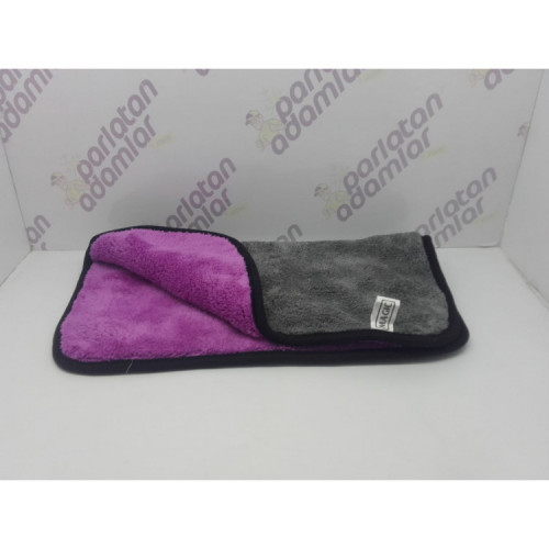 Magic Mor-Gri Çift Taraflı Mikrofiber Bez 40*40cm