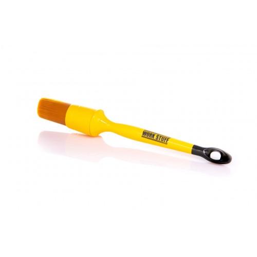 WORK STUFF Güçlü ve Hassas Kimyasala Dayanıklı Detaylandırma Fırçası - ALBİNO ORANGE 30 mm- Made in POLAND